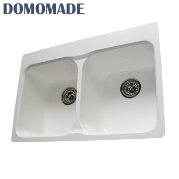 Professional in high quality chemical resistant Scratch resistant double bowl kitchen sink